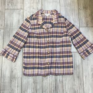 Christopher & Banks button down career top